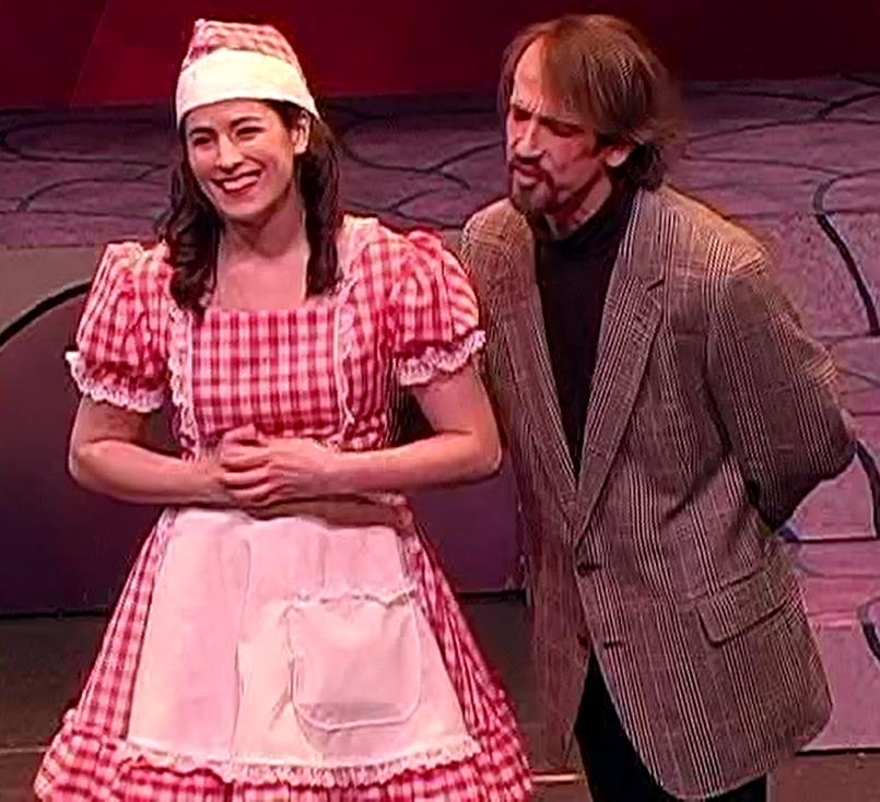 Patience, 2006, Durham Savoyards Ltd.
Patience (Thea Tullman), Bunthorne (Steve Dobbins) Patience, Bunthorne, 2006